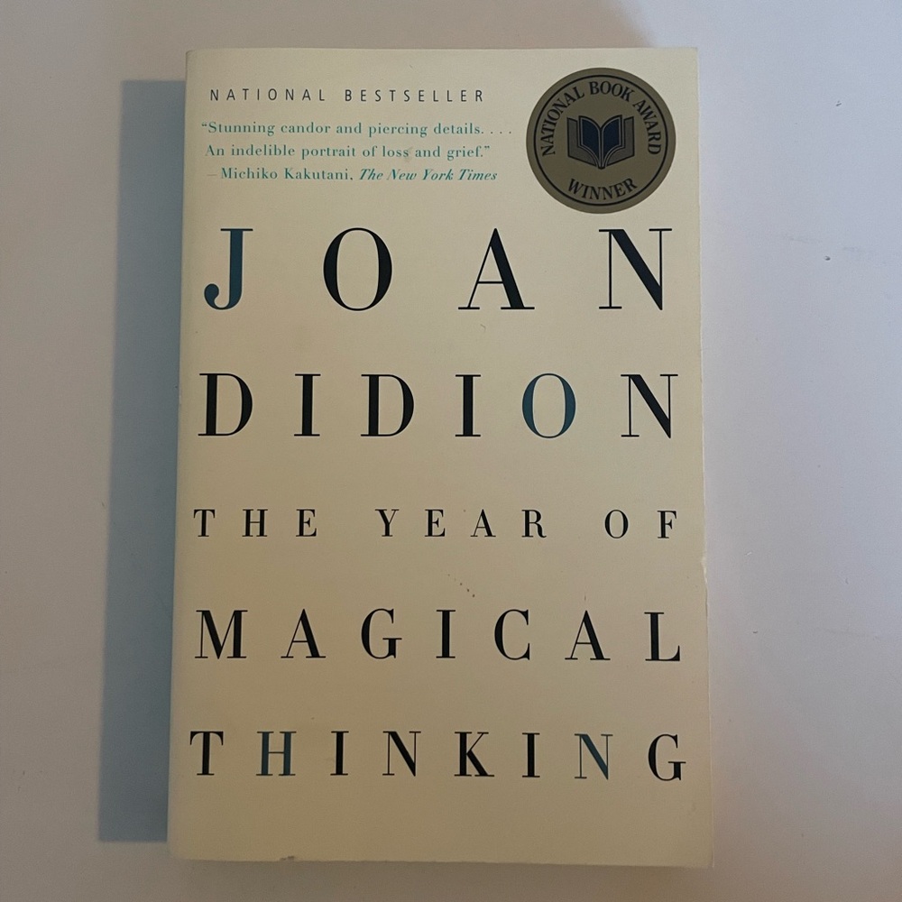 Joan Didion The Year of Magical Thinking Book